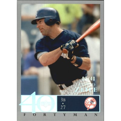 2003 Upper Deck 40-Man Rainbow #334 Todd Zeile