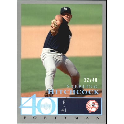 2003 Upper Deck 40-Man Rainbow #335 Sterling Hitchcock