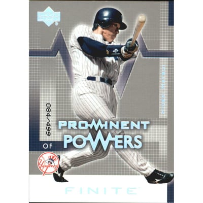 2003 Upper Deck Finite #162 Hideki Matsui PP