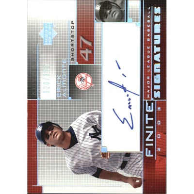 2003 Upper Deck Finite Signatures #EA Erick Almonte/355