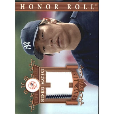 2003 Upper Deck Honor Roll Dean's List Jerseys #HM Hideki Matsui H Pants