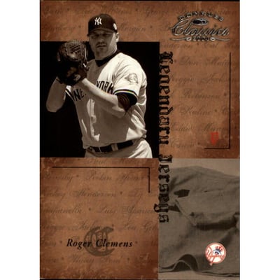 2004 Donruss Classics Legendary Jerseys #53 Roger Clemens