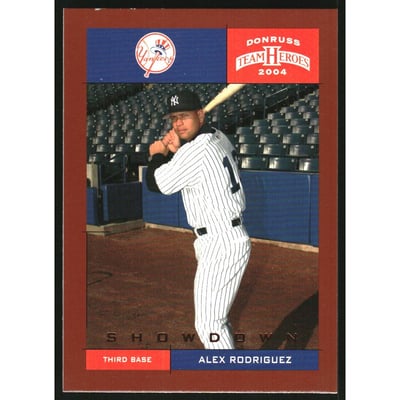 2004 Donruss Team Heroes Showdown Bronze #465 Alex Rodriguez Yanks