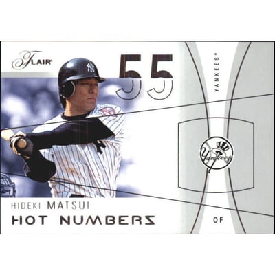2004 Flair Hot Numbers #32 Hideki Matsui