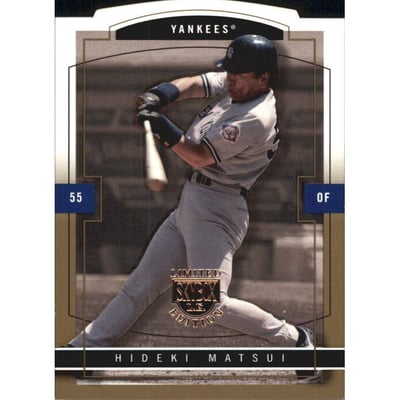 2004 SkyBox LE Gold Proof #104 Hideki Matsui