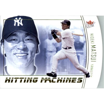 2004 Ultra Hitting Machines Die Cut #7 Hideki Matsui