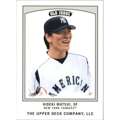 2004 Upper Deck Vintage Old Judge #30 Hideki Matsui
