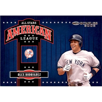 2005 Donruss All-Stars AL #1 Alex Rodriguez