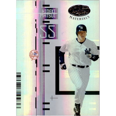2005 Leaf Certified Materials Mirror White #47 Hideki Matsui
