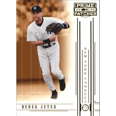 2005 Prime Patches #51 Derek Jeter