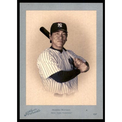 2005 Studio Portraits Blue #55 Hideki Matsui