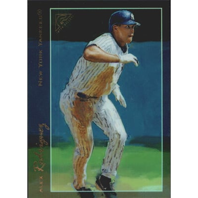 2005 Topps Gallery Artist's Proof #1A A.Rodriguez White Glv