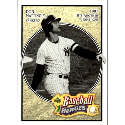 2005 Upper Deck Baseball Heroes #23 Don Mattingly