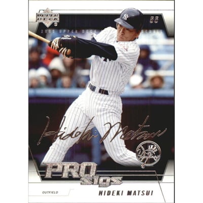 2005 Upper Deck Pro Sigs Silver #59 Hideki Matsui