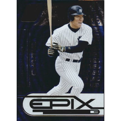 2005 Zenith Epix Blue Game #17 Hideki Matsui