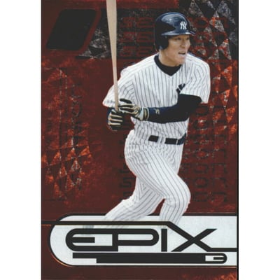 2005 Zenith Epix Orange Season #17 Hideki Matsui