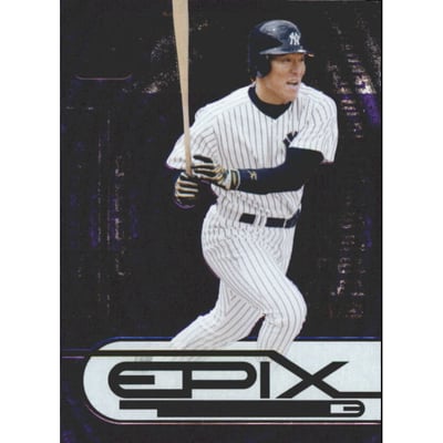 2005 Zenith Epix Purple Game #17 Hideki Matsui