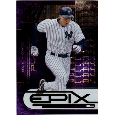 2005 Zenith Epix Purple Play #2 Alex Rodriguez