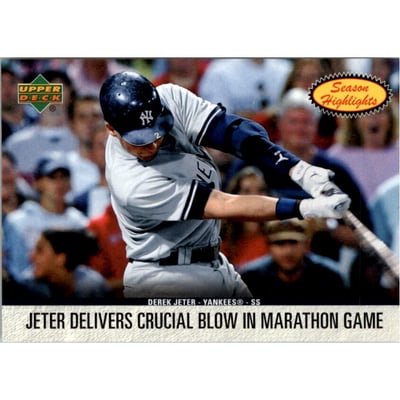 2006 Upper Deck Season Highlights #SH26 Derek Jeter