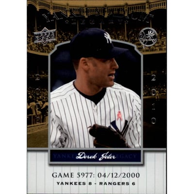 2008 Upper Deck Yankee Stadium Legacy Collection #5977 Derek Jeter