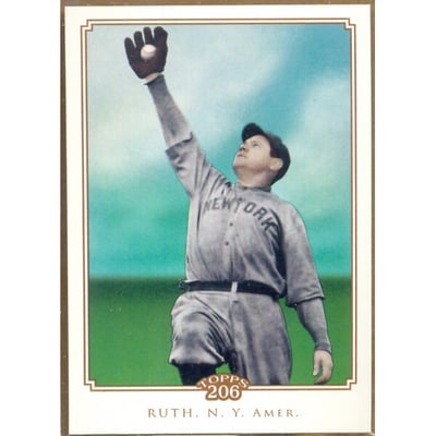 2010 Topps 206 #332 Babe Ruth SP