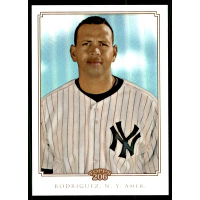 2010 Topps Chrome 206 Chrome Refractors #TC20 Alex Rodriguez