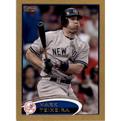 2012 Topps Mini Gold #110 Mark Teixeira