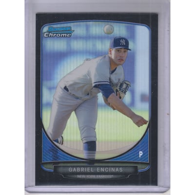 2013 Bowman Chrome Prospects Black Refractors #BCP81 Gabriel Encinas