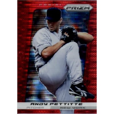 2013 Panini Prizm Prizms Red Pulsar #63 Andy Pettitte
