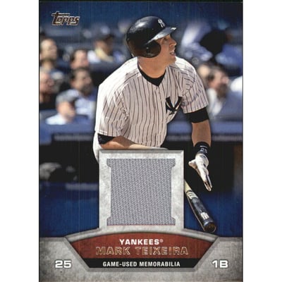 2013 Topps Mini Relics #MT Mark Teixeira