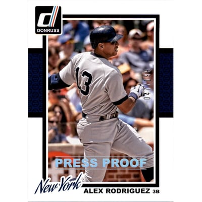 2014 Donruss Press Proofs Silver #137 Alex Rodriguez
