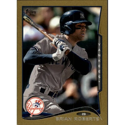 2014 Topps Mini Gold #396 Brian Roberts