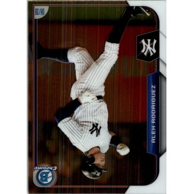 2015 Bowman Chrome Refractors #156 Alex Rodriguez