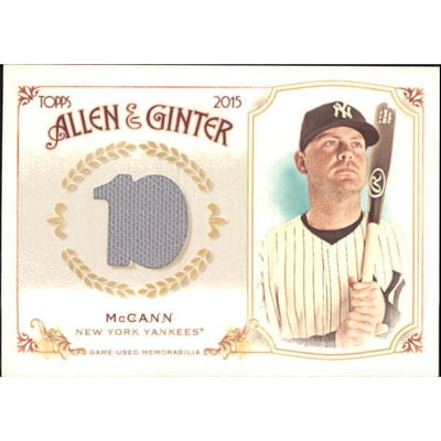2015 Topps Allen and Ginter Relics #FSRBBM Brian McCann B