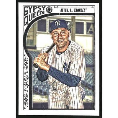 2015 Topps Gypsy Queen Framed White #5 Derek Jeter