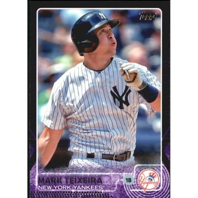 2015 Topps Toys R Us Purple Border #307 Mark Teixeira