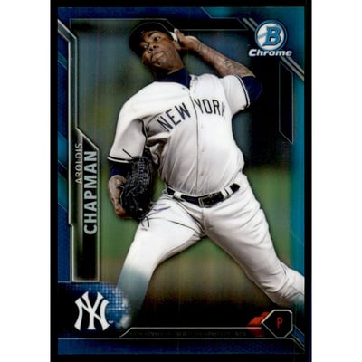 2016 Bowman Chrome Blue Refractors #69 Aroldis Chapman