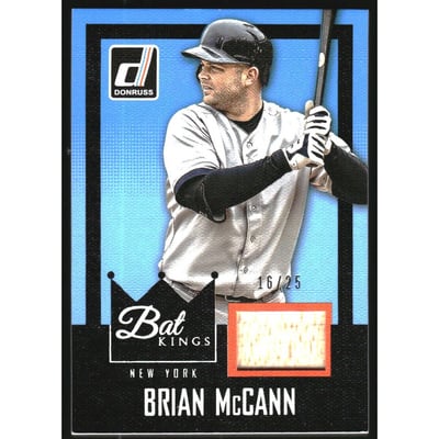 2016 Donruss Bat Kings Studio Series #BKBM Brian McCann/25
