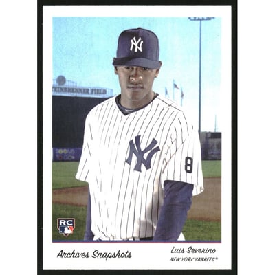 2016 Topps Archives Snapshots #ASLS Luis Severino RC