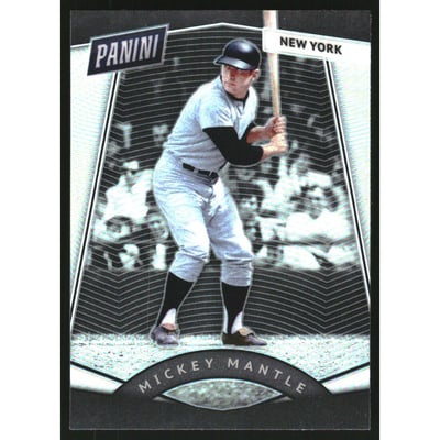 2017 Panini National Convention VIP Prizm #MM Mickey Mantle BB