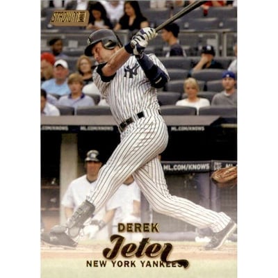 2017 Stadium Club Gold Foil #137 Derek Jeter