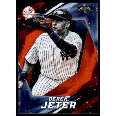 2017 Topps Fire Flame #75 Derek Jeter