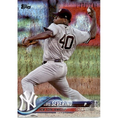2018 Topps Factory Set Foilboard #303 Luis Severino