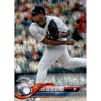 2018 Topps Factory Set Foilboard #34 Luis Severino LL