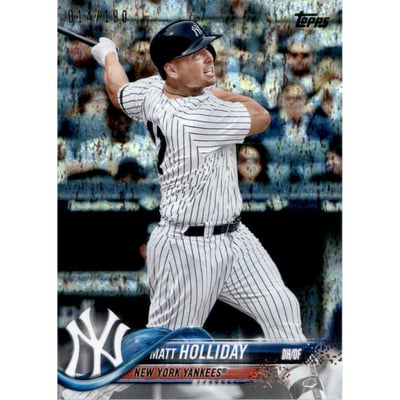 2018 Topps Factory Set Foilboard #435 Matt Holliday