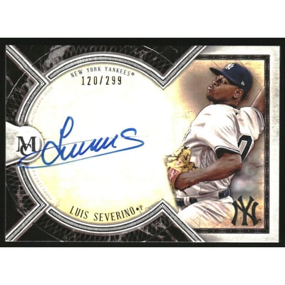 2018 Topps Museum Collection Archival Autographs #AALS Luis Severino/299