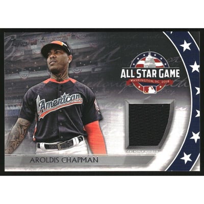 2018 Topps Update All Star Stitches #ASTAC Aroldis Chapman