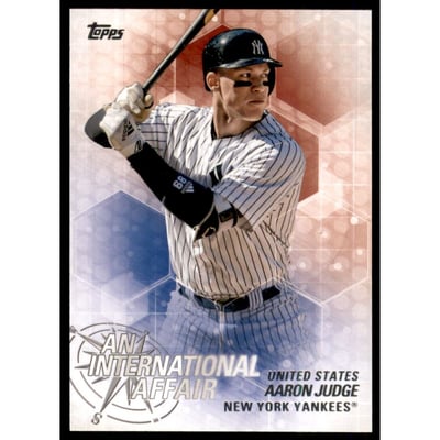2018 Topps Update An International Affair #IA39 Aaron Judge