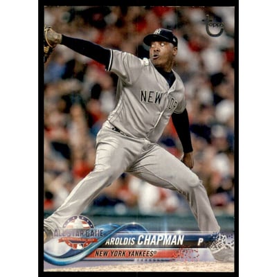 2018 Topps Update Vintage Stock #US219 Aroldis Chapman AS