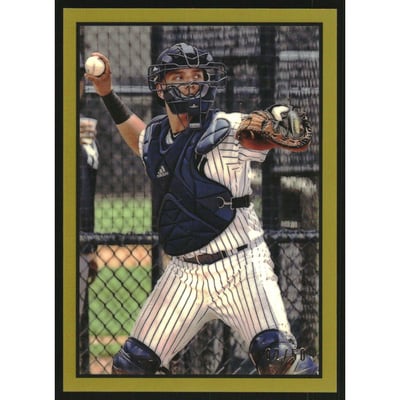 2019 Bowman Heritage Chrome Prospects Gold Refractors #53CP20 Anthony Seigler